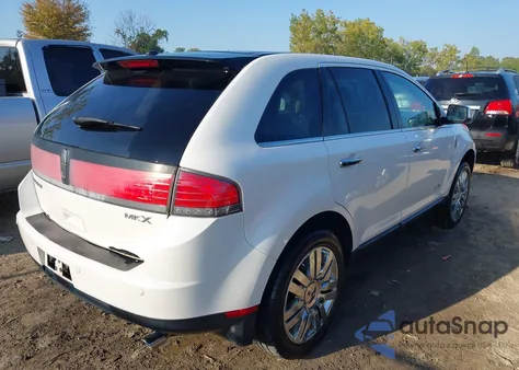 2010 Lincoln Mkx из США, поврежденный, VIN 2LMDJ6JC8ABJ27220